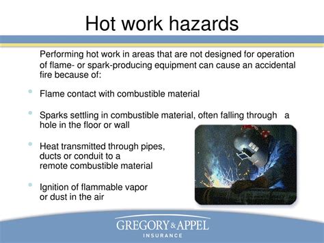 hot work hazards and control measures pdf